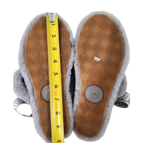 Ugg Women's Size 7 Fluff‎ Yeah Slide Slippers Gray - Picture 4 of 5